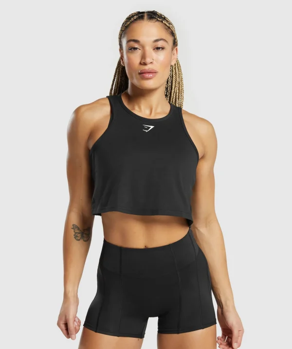 Lifting Essential Cotton Crop Tank