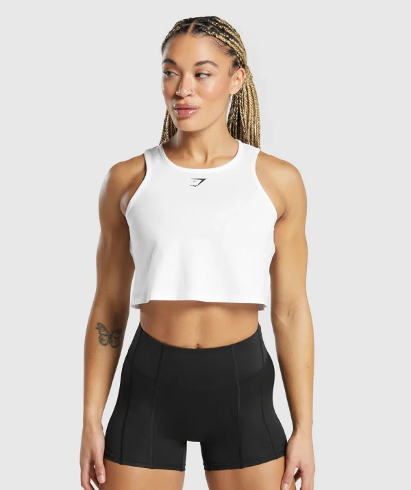 Lifting Essential Cotton Crop Tank