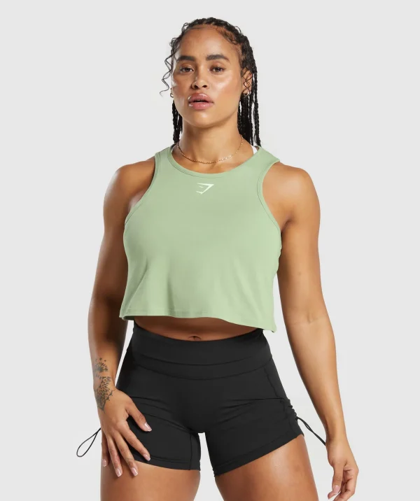 Lifting Essential Cotton Crop Tank