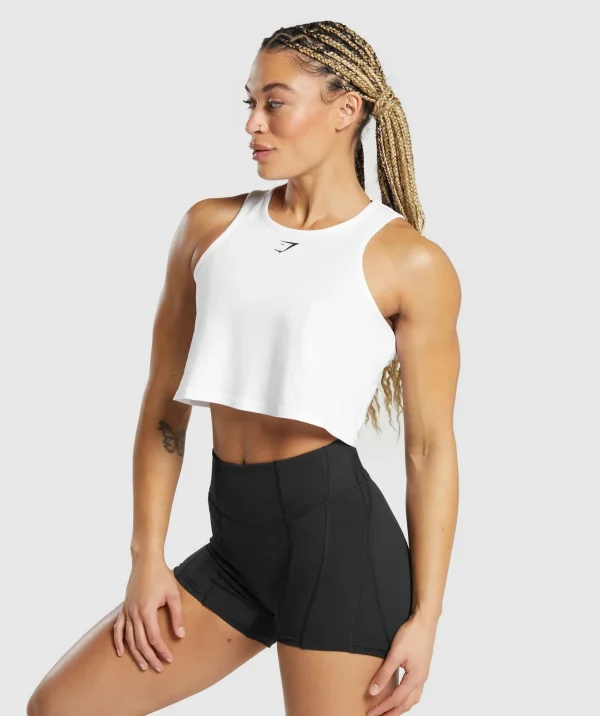 Lifting Essential Cotton Crop Tank