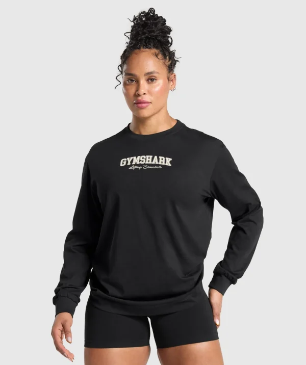 Lifting Essentials Graphic Long Sleeve Top