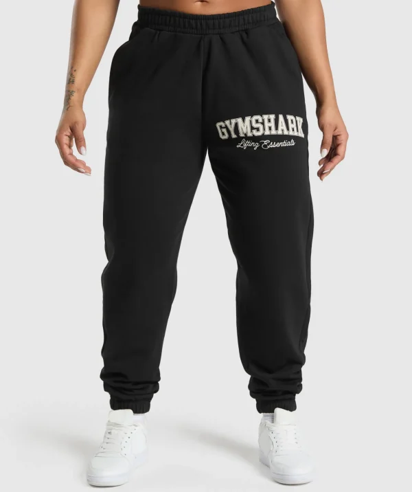 Lifting Essentials Graphic Brushed Oversized Joggers