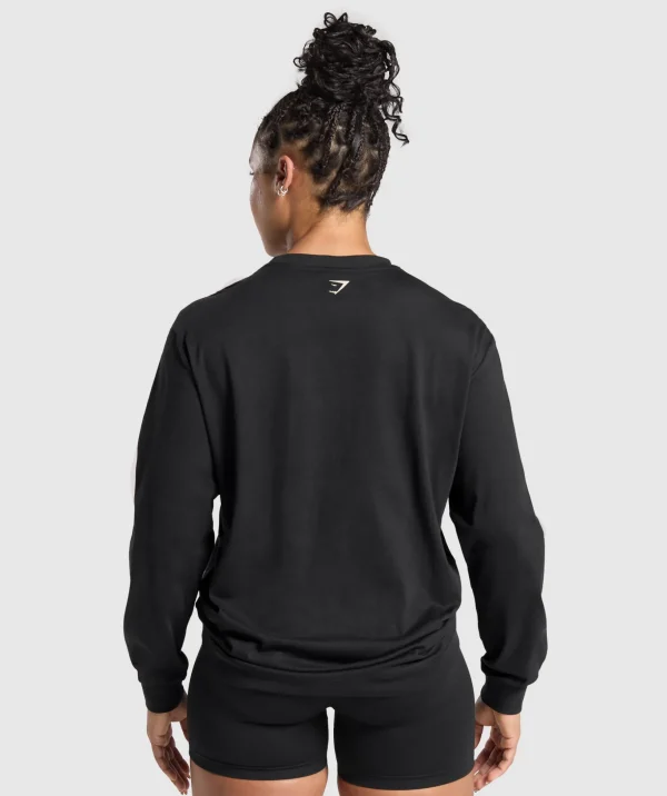 Lifting Essentials Graphic Long Sleeve Top