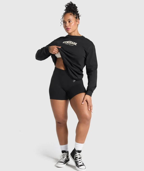 Lifting Essentials Graphic Long Sleeve Top