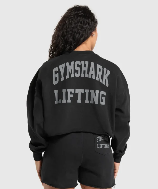 Lifting Graphic Midi Sweatshirt