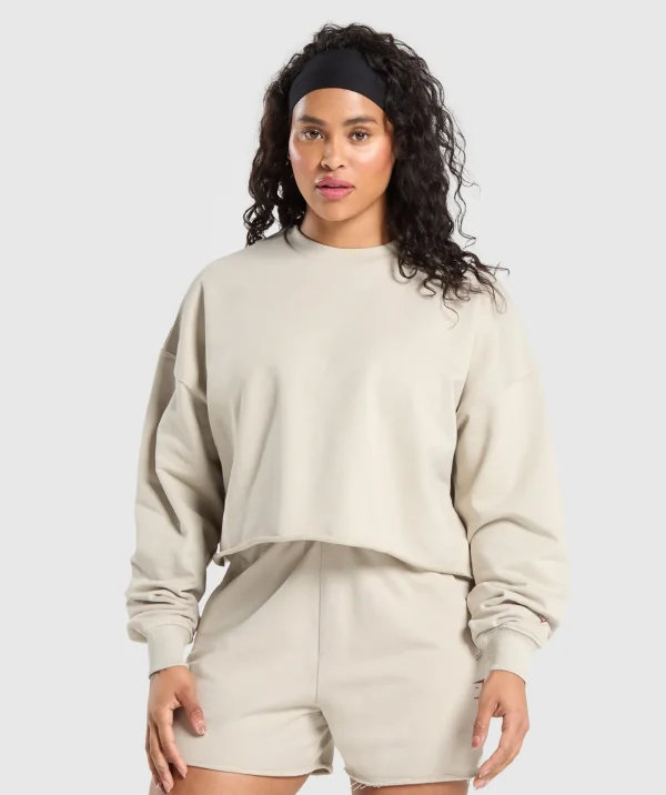 Lifting Graphic Midi Sweatshirt