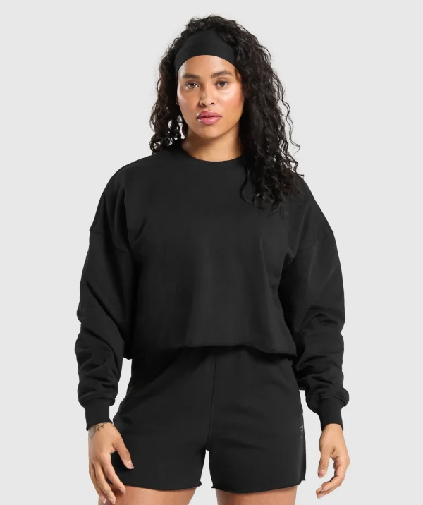 Lifting Graphic Midi Sweatshirt