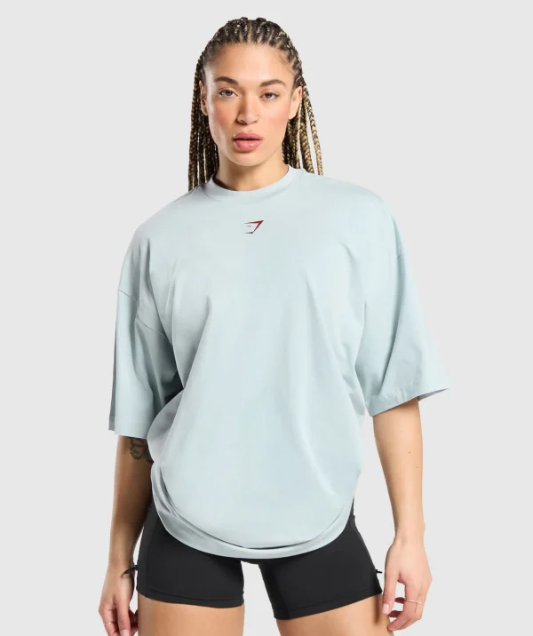 Lifting Graphic Oversized Baggy T- Shirt