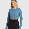 Lifting Long Sleeve Crop Top