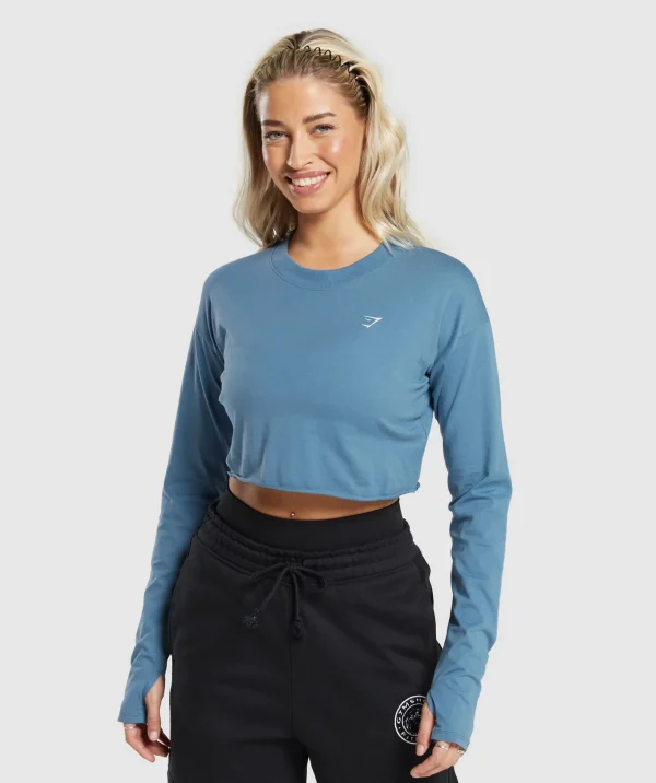 Lifting Long Sleeve Crop Top