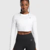 Lifting Long Sleeve Crop Top