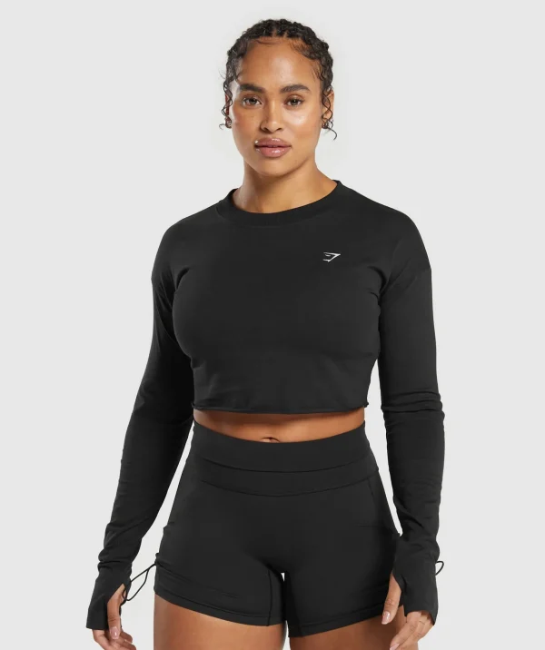 Lifting Long Sleeve Crop Top