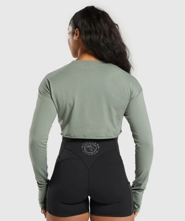 Lifting Long Sleeve Crop Top