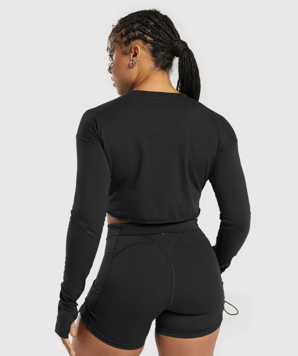 Lifting Long Sleeve Crop Top