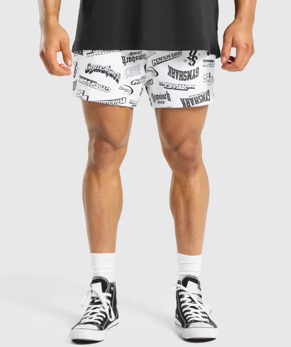 Logomania Mesh 5" Shorts