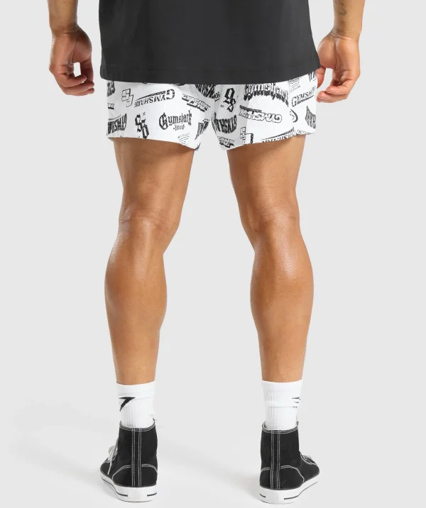 Logomania Mesh 5" Shorts