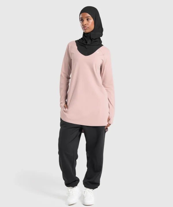 Long Line Long Sleeve Top