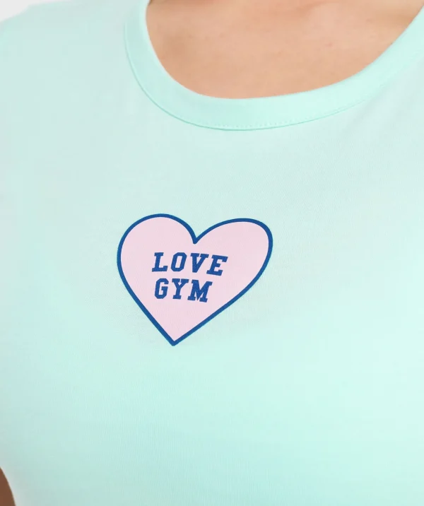 Love Hearts Crop Top