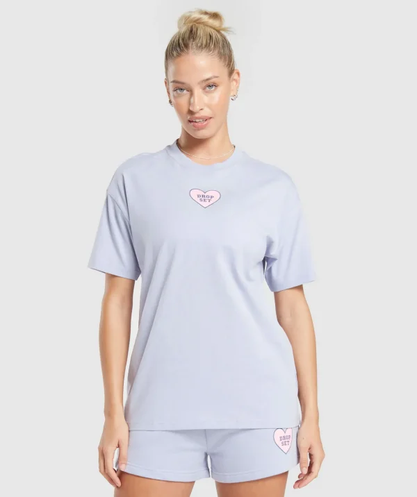 Love Hearts Oversized T-Shirt