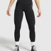 Mesh Waistband Leggings