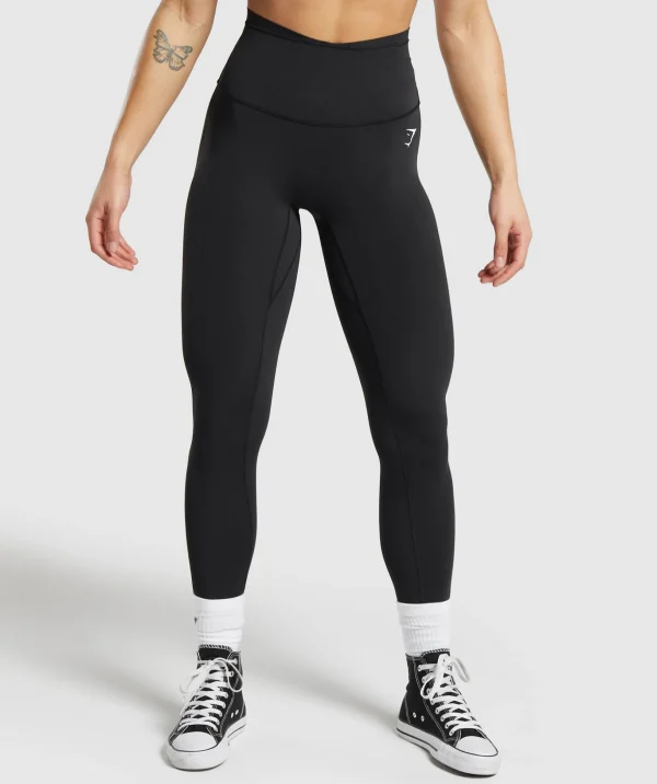 Mesh Waistband Leggings