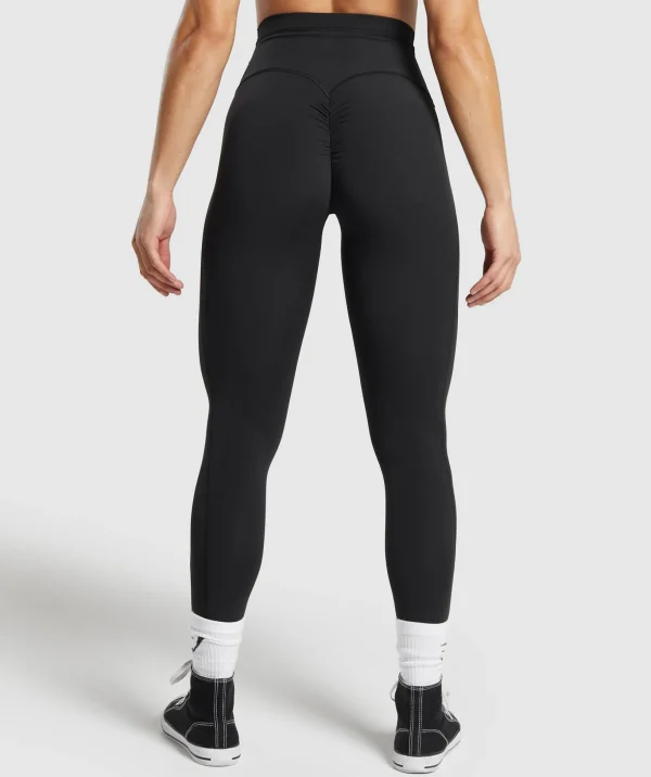 Mesh Waistband Leggings