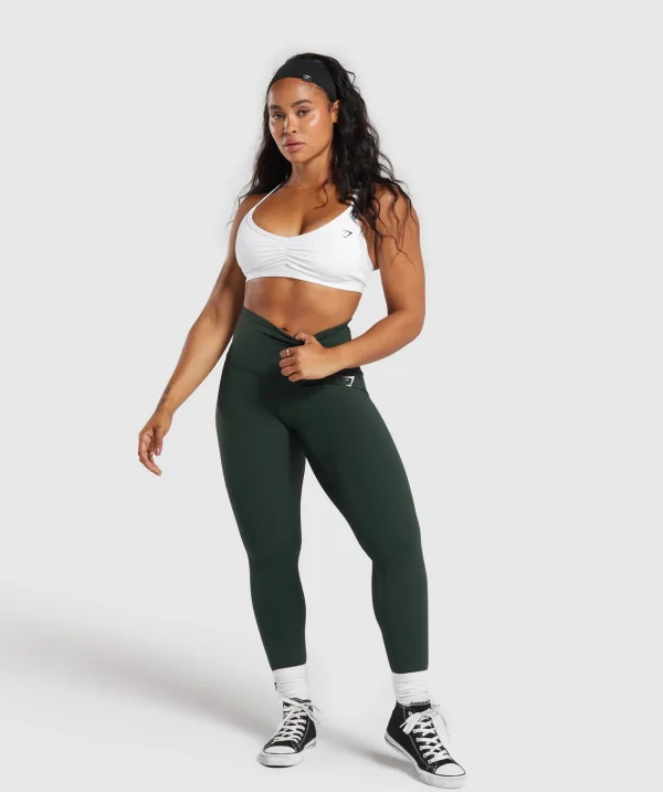 Mesh Waistband Leggings