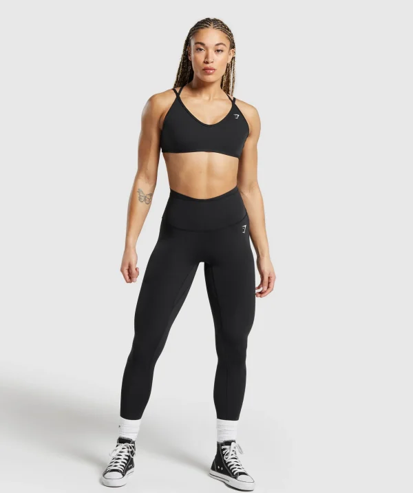 Mesh Waistband Leggings