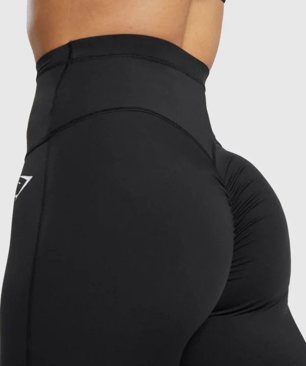 Mesh Waistband Leggings