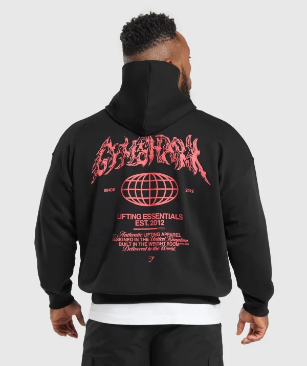 Metal Lifting Graphic Hoodie