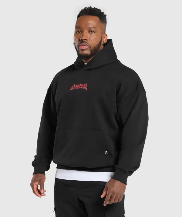 Metal Lifting Graphic Hoodie