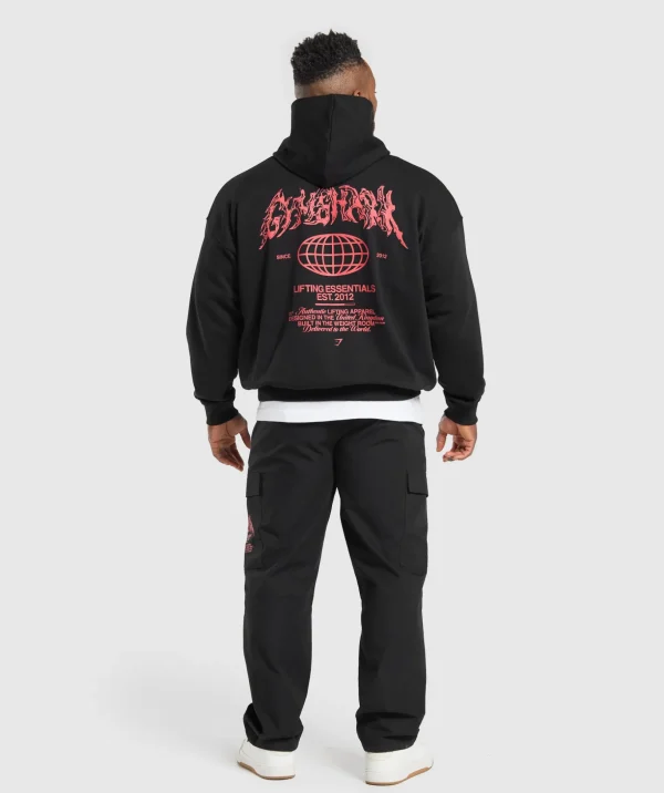 Metal Lifting Graphic Hoodie