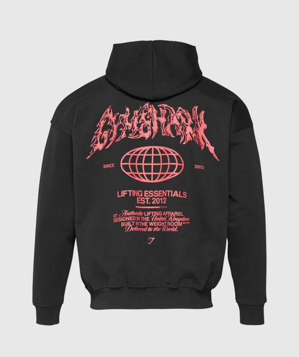 Metal Lifting Graphic Hoodie