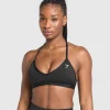 Minimal Halterneck Sports Bra