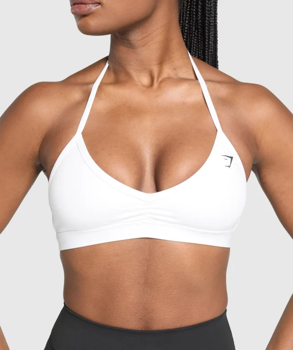 Minimal Halterneck Sports Bra