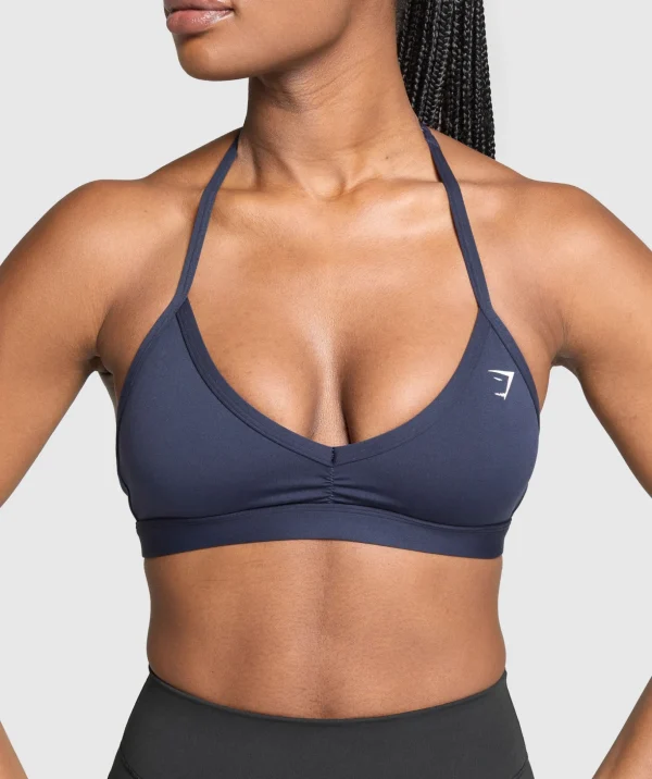 Minimal Halterneck Sports Bra