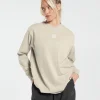 Monogram Oversized Long Sleeve Top