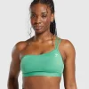 One Shoulder Sports Bra