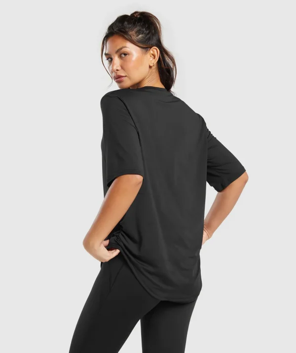 Oversized Ruched T-Shirt