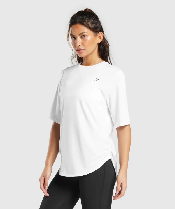 Oversized Ruched T-Shirt