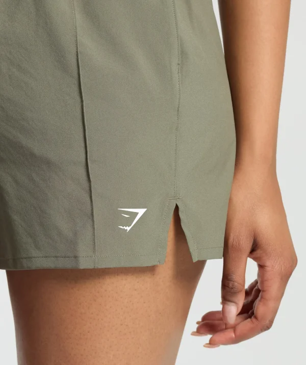 Pintuck Shorts