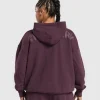 Power Oversized Zip Hoodie