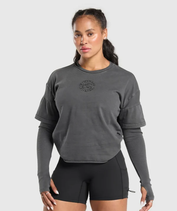 Premium Legacy Washed 2-in-1 Long Sleeve