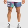 Printed Lifting Mesh 5" Shorts