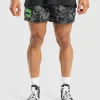 Printed Lifting Mesh 5" Shorts