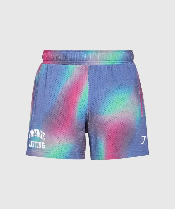 Printed Lifting Mesh 5" Shorts