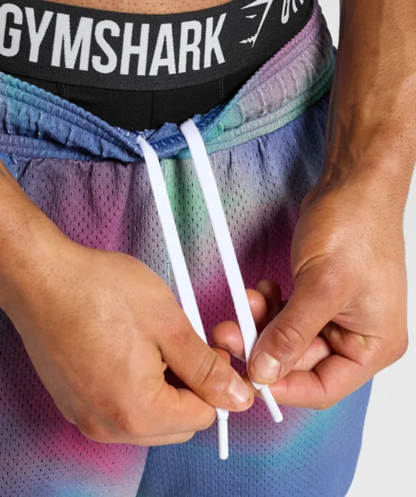 Printed Lifting Mesh 5" Shorts