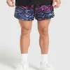 Printed Mesh 5" Shorts