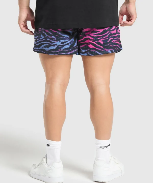 Printed Mesh 5" Shorts