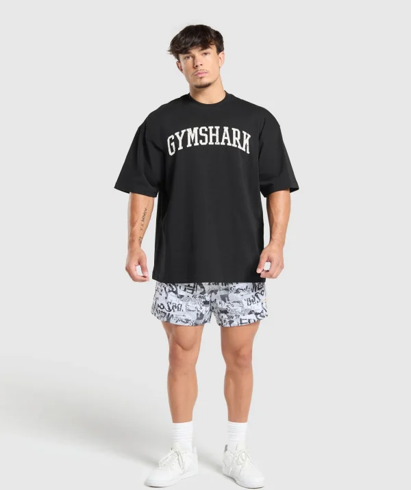 Printed Mesh 5" Shorts